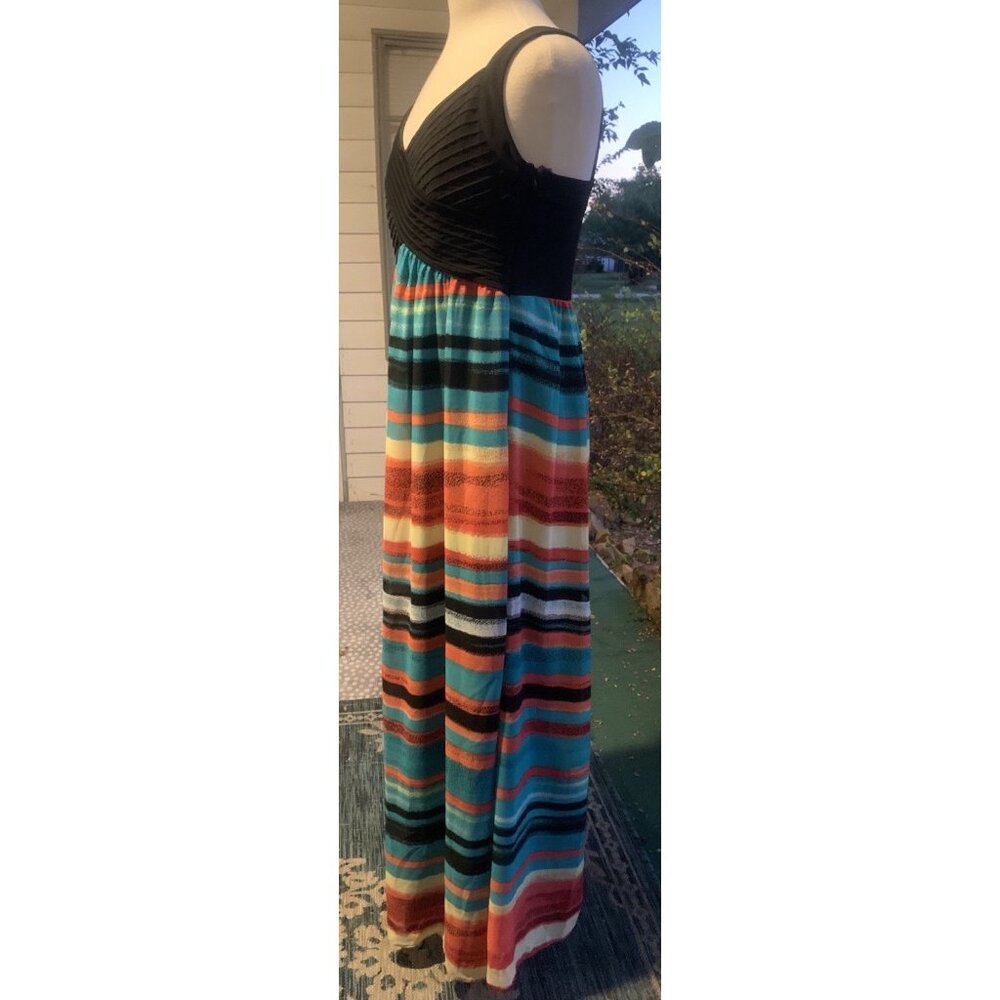 Sami + Jo Size L Fun & Flirty Sweetheart Neckline Maxi Dress - Picture 2 of 6